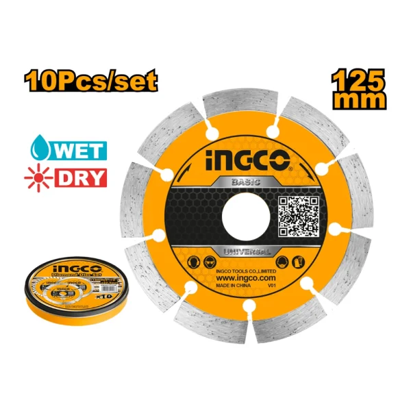 Disque à tronçonner diamant 125  x  7.5  x  22.2mm