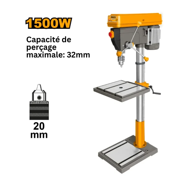 INGCO Perceuse à colonne 750W