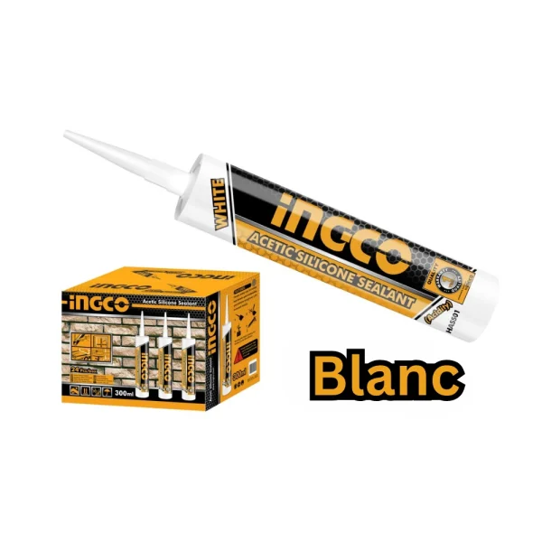 INGCO Silicone blanc 300ml