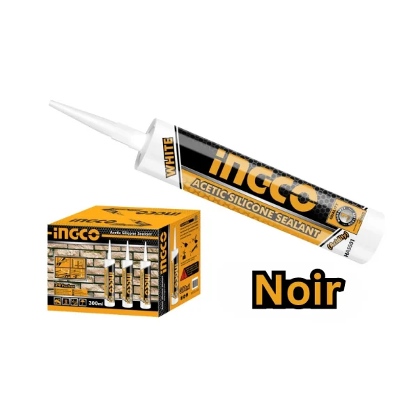 INGCO Silicone noir 300ml