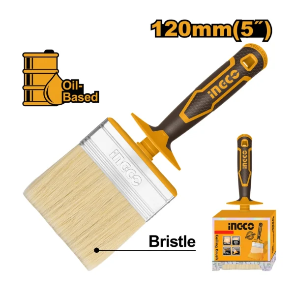 INGCO Pinceau 5" 120mm poignée plastique ergonomique