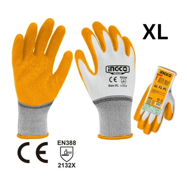 INGCO Gants en latex XL