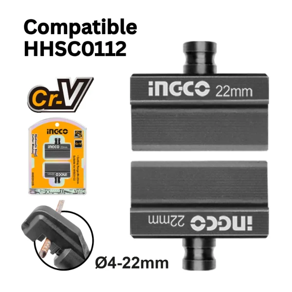 INGCO Lames de coupe hydrauliques en acier 4-22mm