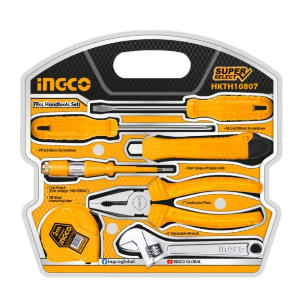 INGCO Pack d'outils à main 7 pcs