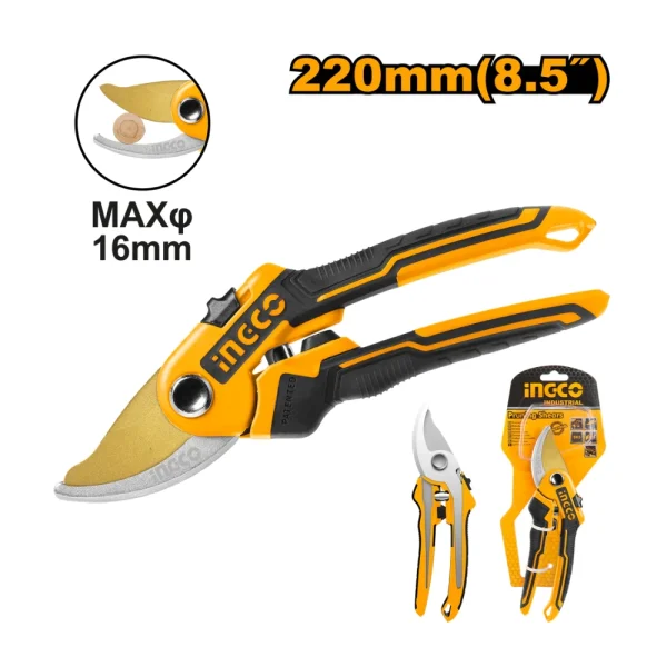 INGCO Ciseaux de jardinage 8.5" - 220mm