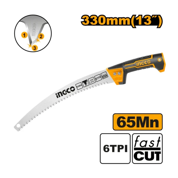 INGCO Scie d'elagage 13"/330mm