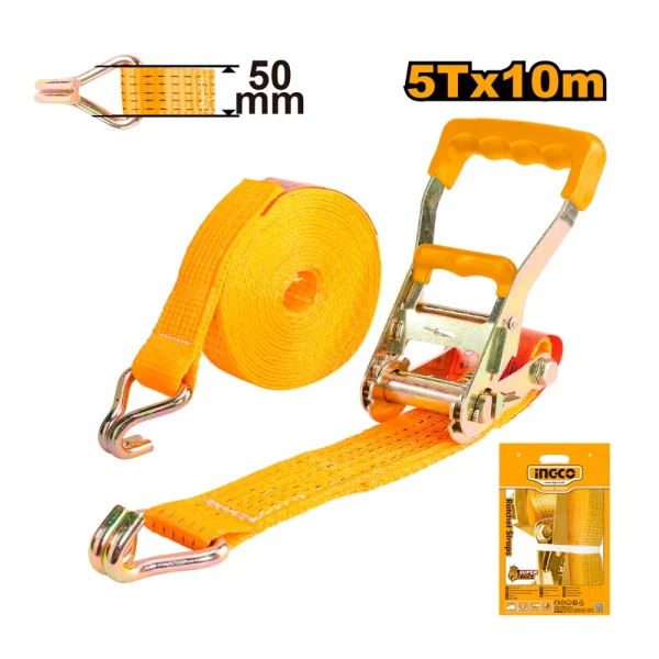 INGCO Sangles de levage 5 tonnes 10M