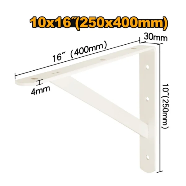 Supports d'étagere robustes 250 x 400mm