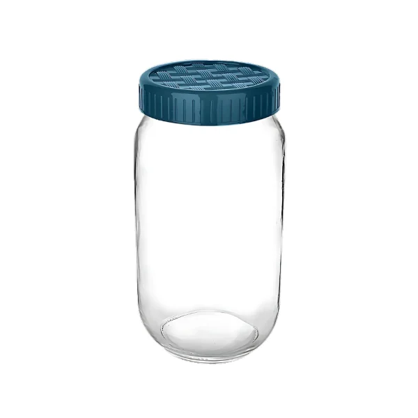 Bocal de conservation cylindrique à couvercle vissé 1L – Image 4