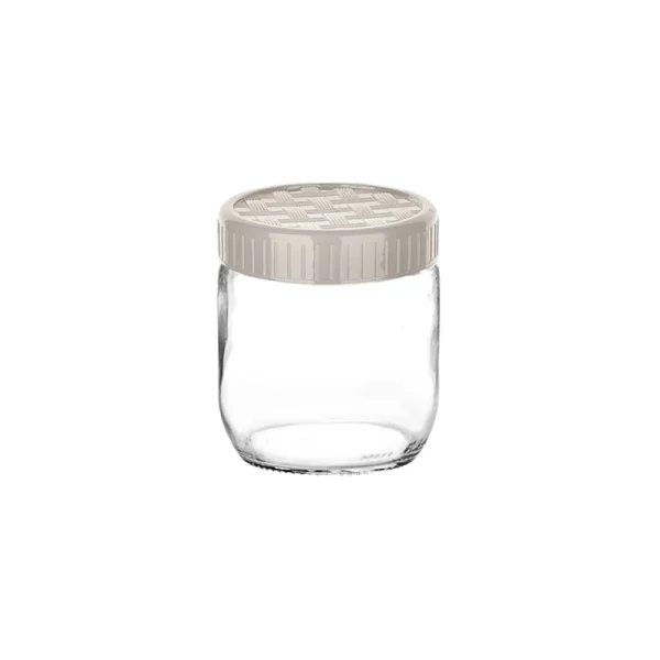 Bocal de conservation cylindrique à couvercle vissé 425 ml – Image 2