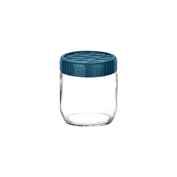 Bocal de conservation cylindrique à couvercle vissé 425 ml – Image 4