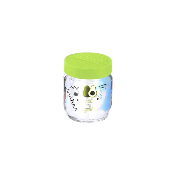 Bocal de conservation décoratif à couvercle vissé 425 ml – Image 2