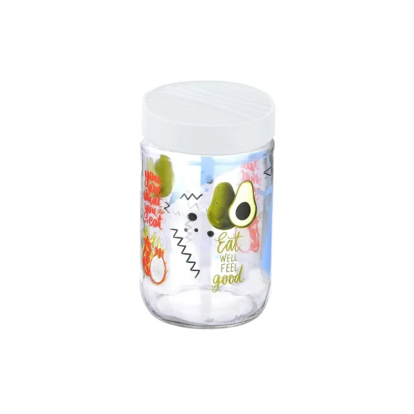 Bocal de conservation décoratif à couvercle vissé 660 ml – Image 4