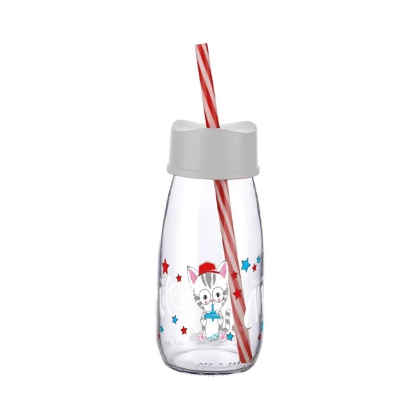 Mini bouteille 500 ml motif chaton