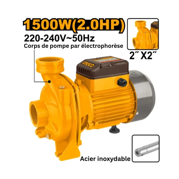 INGCO Pompe à eau 1500W (2Hp)