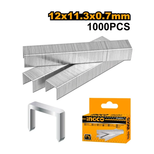 INGCO Agrafes 12mm x 0.7mm 1000pcs