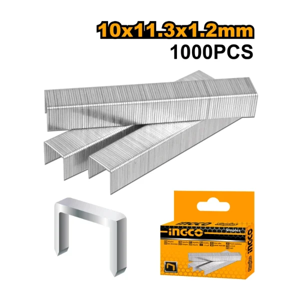 INGCO Agrafes  10 x 1.2mm (paquet de 1000 pcs)