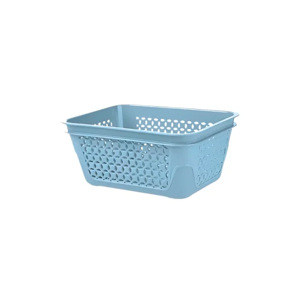 Panier de rangement ajouré rectangulaire 860 ml multi-usages – Image 3