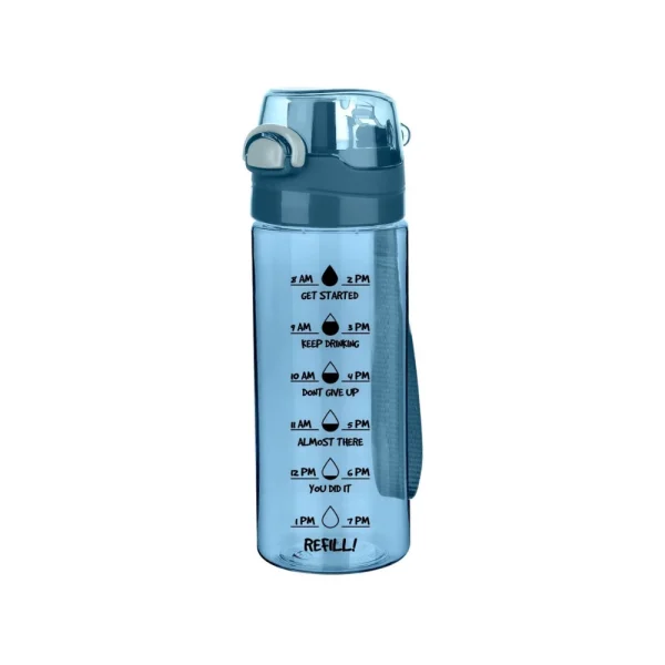 Gourde AquaLife graduée 500 ml avec bouchon clapet – Image 2