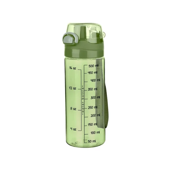 Gourde AquaLife graduée 500 ml avec bouchon clapet – Image 4