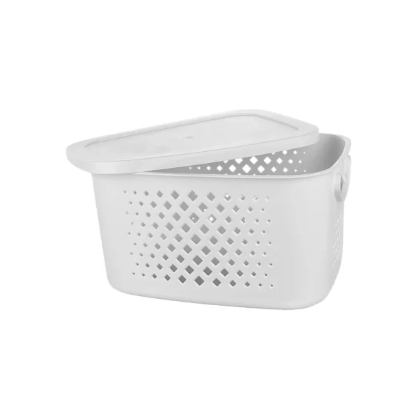 Boîte de rangement ajourée avec couvercle 11.2L – Image 3