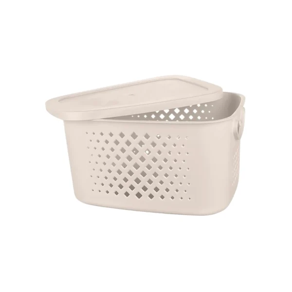 Boîte de rangement ajourée avec couvercle 11.2L – Image 2