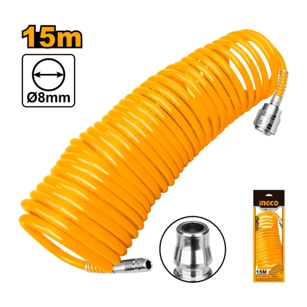 INGCO Tuyau d'air 6/8mm longueur 15m