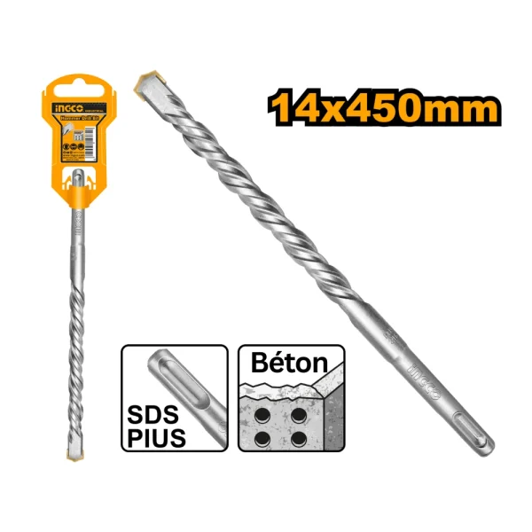 INGCO Foret pour marteau perforateur SDS-Plus 14 x 450mm