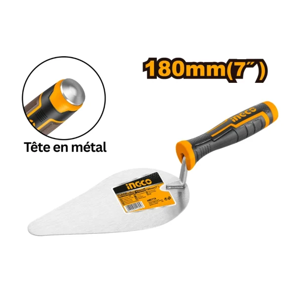 INGCO Truelle de maçonnerie 180mm (7")