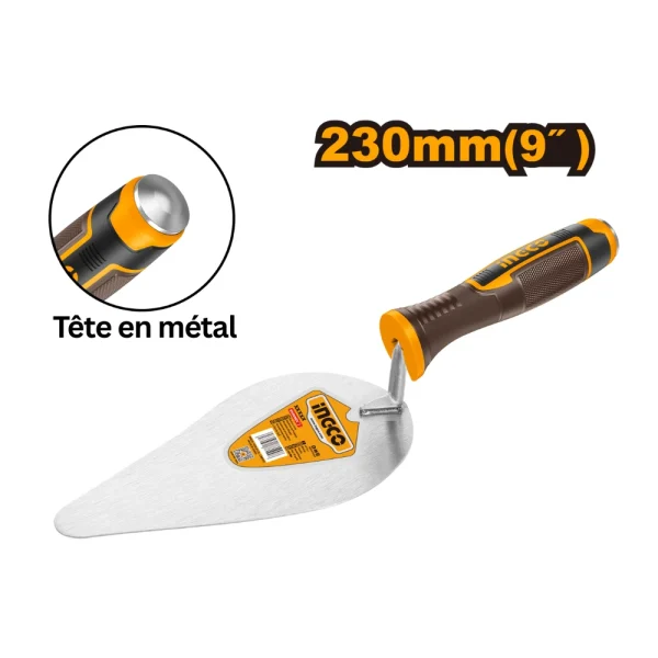 INGCO Truelle de maçonnerie 230mm (9")