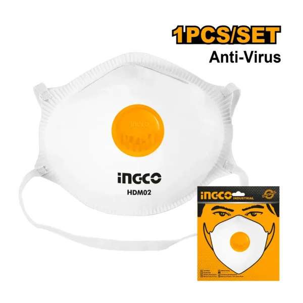 INGCO Masque FFP2 avec valve