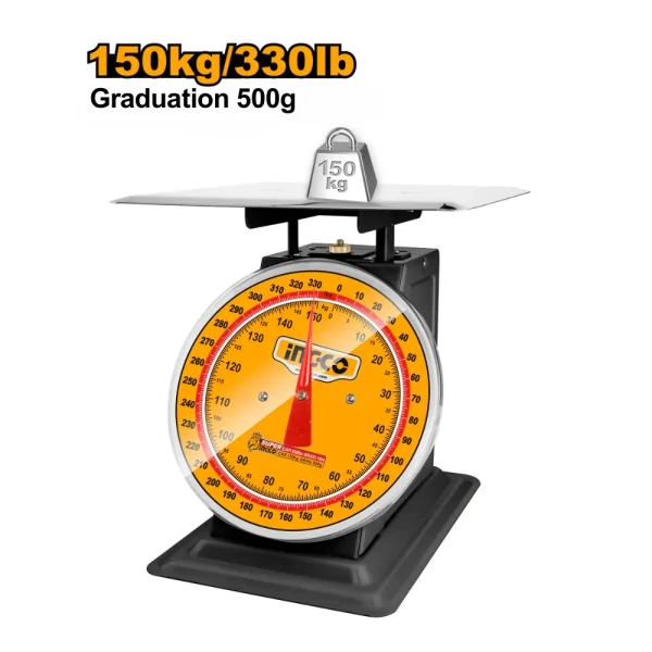 INGCO Balance mécanique 150kg graduation 500g