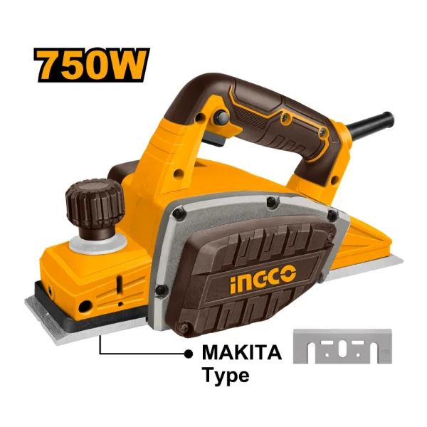 INGCO Rabot électrique 750W 82 x 2mm